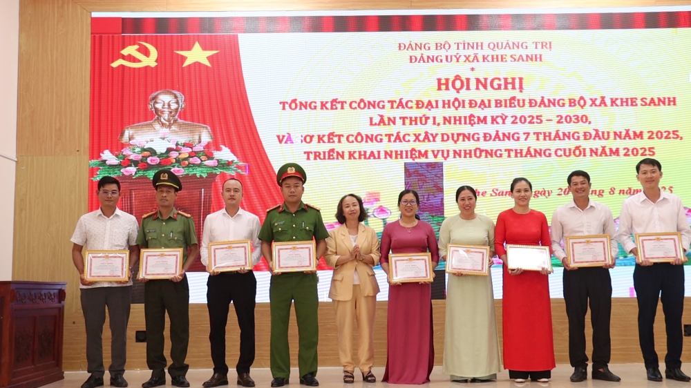 Tổng kết công tác Đại hội đại biểu Đảng bộ xã Khe Sanh lần thứ I, nhiệm kỳ 2025 - 2030